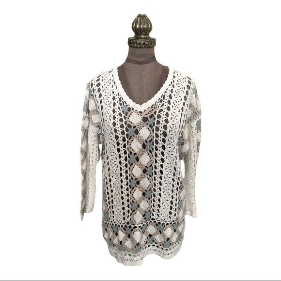 SHENANIGANS crochet top.  Size M - Picture 1 of 3